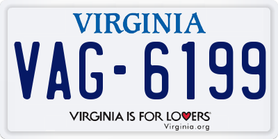 VA license plate VAG6199