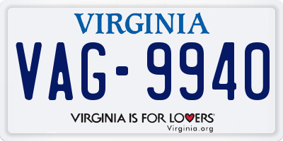 VA license plate VAG9940
