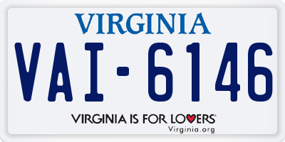 VA license plate VAI6146