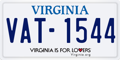 VA license plate VAT1544