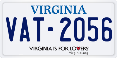 VA license plate VAT2056