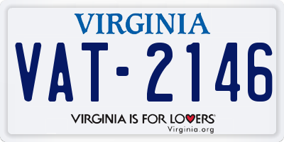 VA license plate VAT2146