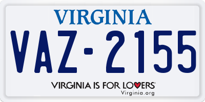 VA license plate VAZ2155