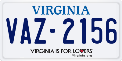 VA license plate VAZ2156