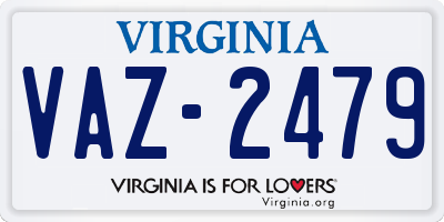 VA license plate VAZ2479