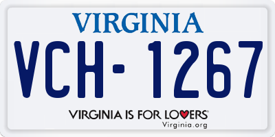 VA license plate VCH1267