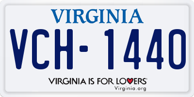 VA license plate VCH1440