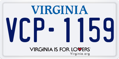VA license plate VCP1159