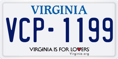 VA license plate VCP1199
