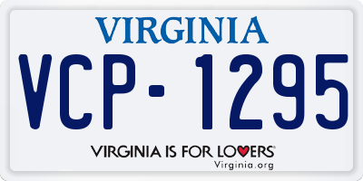 VA license plate VCP1295