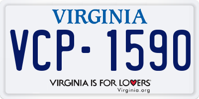 VA license plate VCP1590