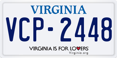 VA license plate VCP2448
