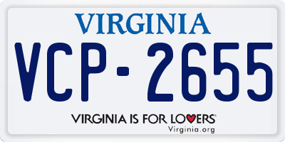 VA license plate VCP2655