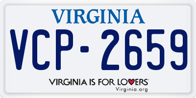 VA license plate VCP2659