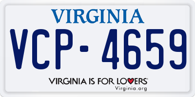 VA license plate VCP4659