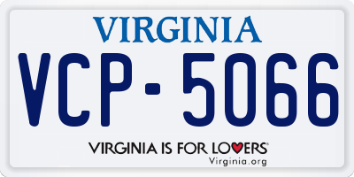 VA license plate VCP5066