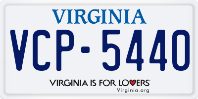VA license plate VCP5440
