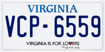 VA license plate VCP6559