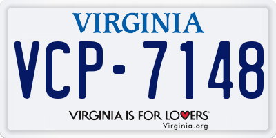VA license plate VCP7148