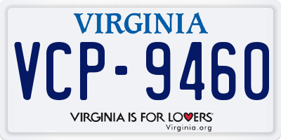VA license plate VCP9460