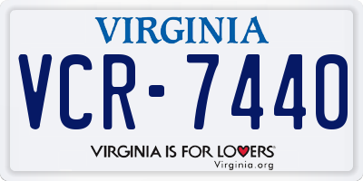 VA license plate VCR7440