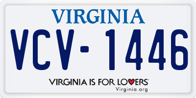 VA license plate VCV1446