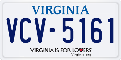 VA license plate VCV5161