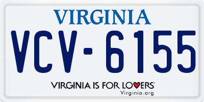 VA license plate VCV6155