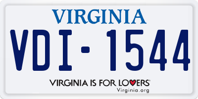 VA license plate VDI1544
