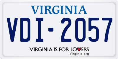 VA license plate VDI2057