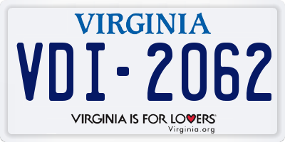 VA license plate VDI2062