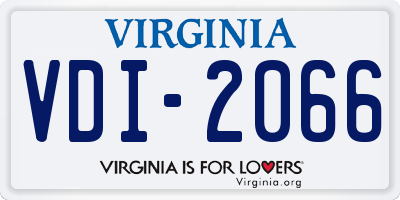 VA license plate VDI2066