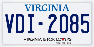 VA license plate VDI2085