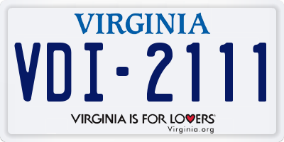 VA license plate VDI2111