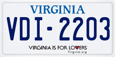 VA license plate VDI2203