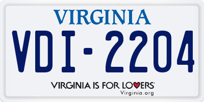 VA license plate VDI2204