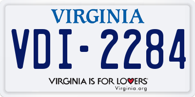 VA license plate VDI2284