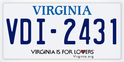 VA license plate VDI2431