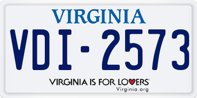 VA license plate VDI2573