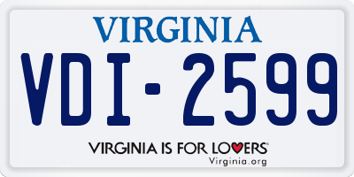 VA license plate VDI2599
