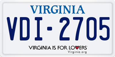 VA license plate VDI2705