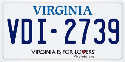 VA license plate VDI2739