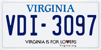 VA license plate VDI3097