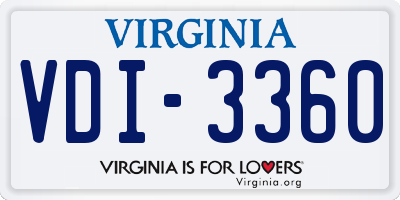 VA license plate VDI3360