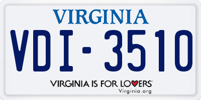 VA license plate VDI3510