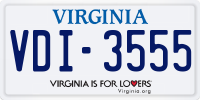 VA license plate VDI3555
