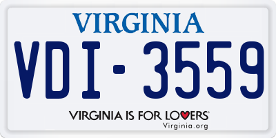 VA license plate VDI3559