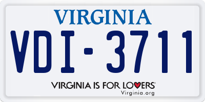 VA license plate VDI3711