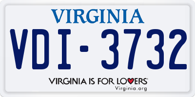 VA license plate VDI3732