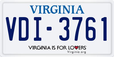 VA license plate VDI3761